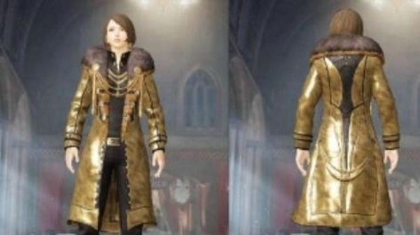 和平精英黄金风衣美化包