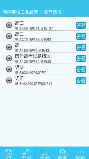 高中英语白金题库