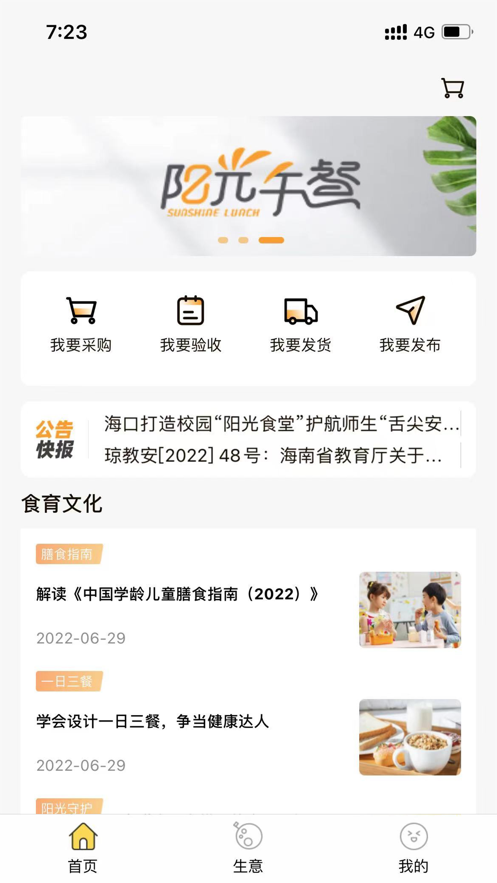 阳光午餐