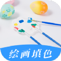填色绘画本图标