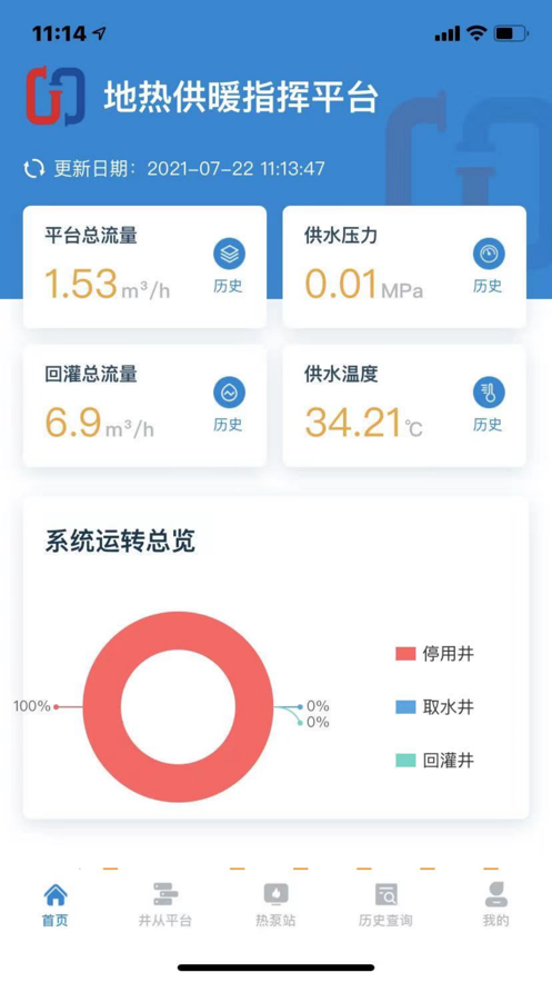 地热供暖指挥平台