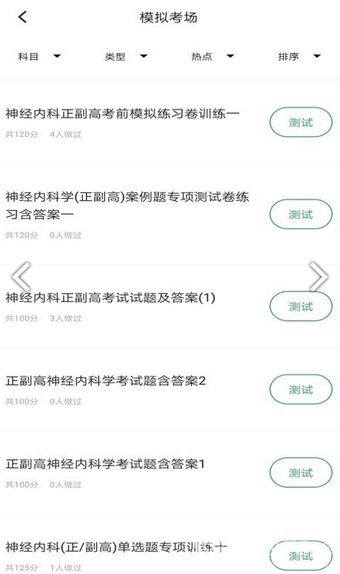 神经内科正副高