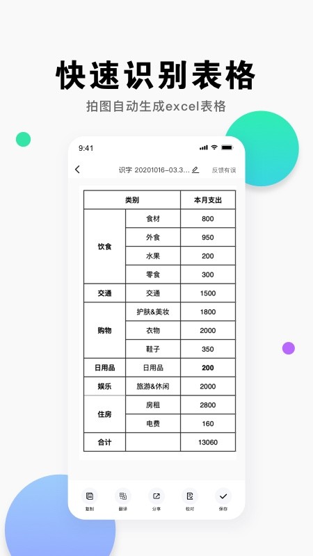 扫描全能王图片转文字