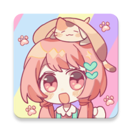 少女与猫图标