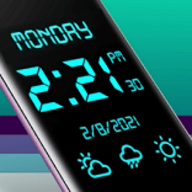 数字时钟和天气