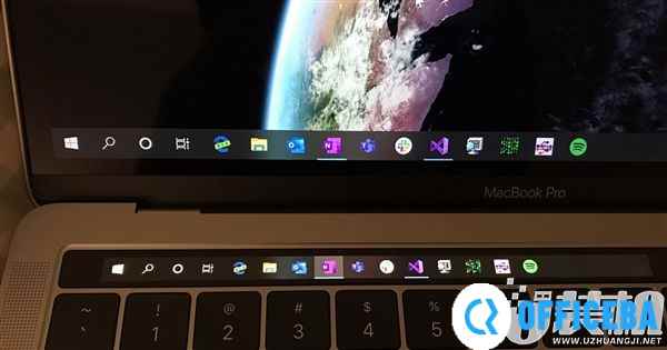 MacBook Pro换装Win10后：Touch Bar能当显示副屏了