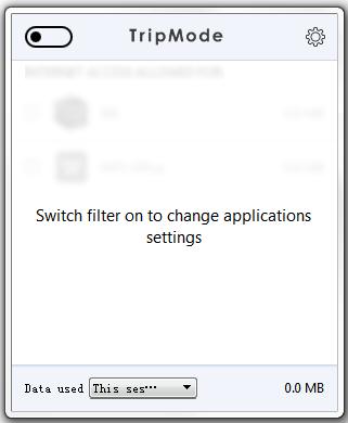 TripMode英文安装版(程序网络流量监测工具)