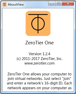 ZeroTier One英文版(局域网组建工具)