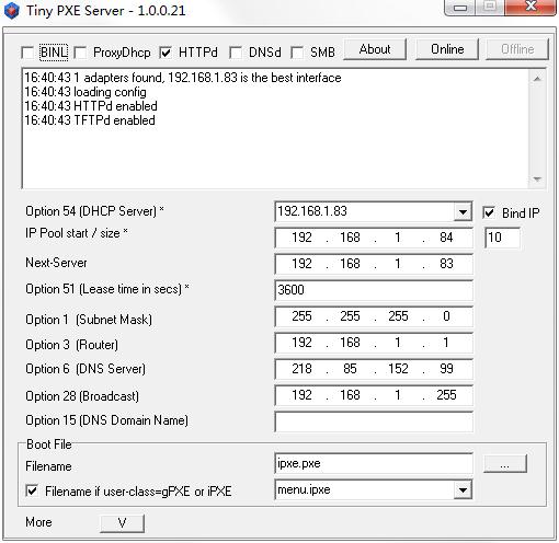 Tiny PXE Server（pxe服务器软件）英文<a href=https://www.officeba.com.cn/tag/lvseban/ target=_blank class=infotextkey>绿色版</a>