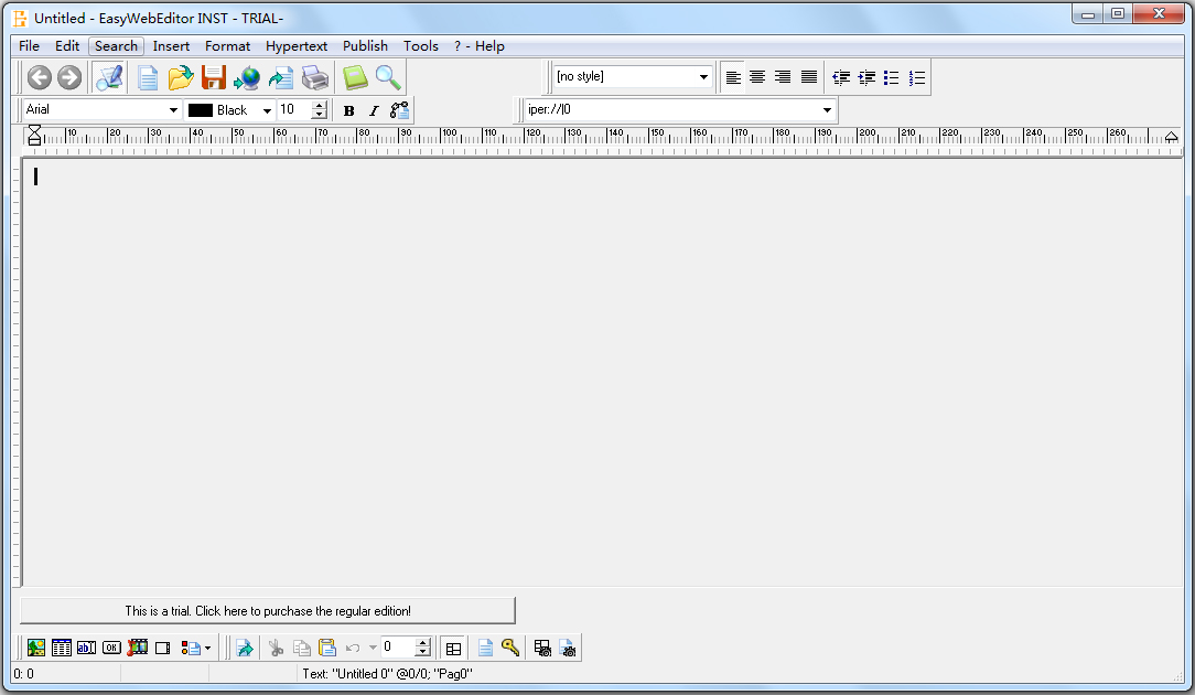 Easy Web Editor英文版(可视化网页制作软件)