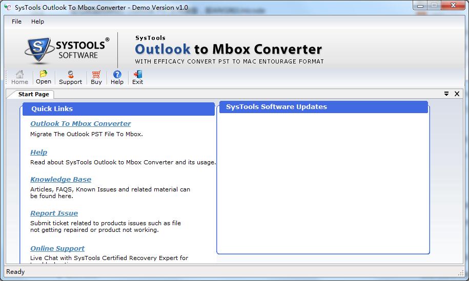 SysTools Outlook to MBOX英文安装版