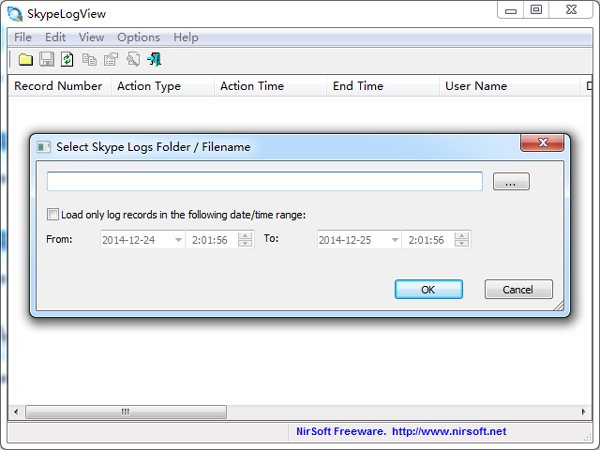 SkypeLogView绿色版(Skype聊天记录查看)