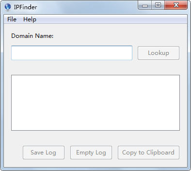 域名IP查询工具绿色英文版(IPFinder)