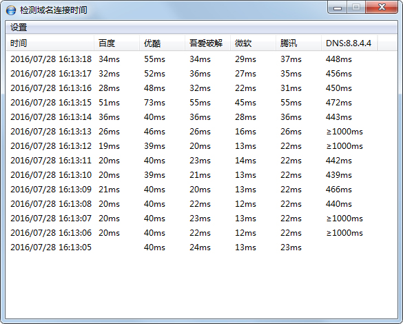 检测域名连接时间<a href=https://www.officeba.com.cn/tag/lvseban/ target=_blank class=infotextkey>绿色版</a>