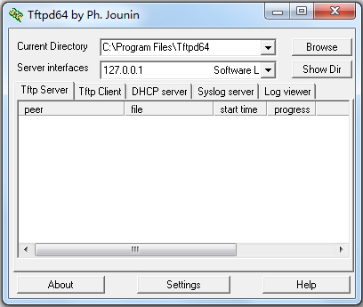 Tftpd32英文版(袖珍网络服务器包)