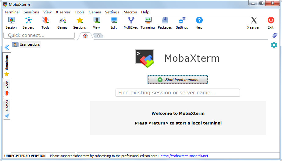 MobaXterm Pro绿色英文版(远程连接软件)