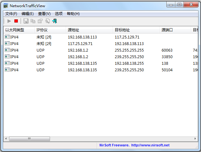 NetworkTrafficView x32中文<a href=https://www.officeba.com.cn/tag/lvseban/ target=_blank class=infotextkey>绿色版</a>(网络监测软件)