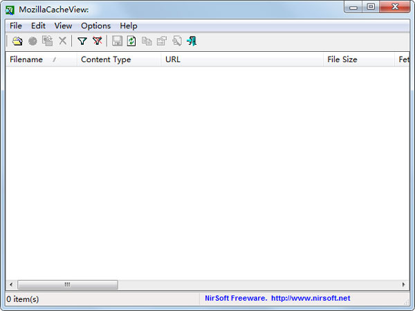 MozillaCacheView英文绿色版(缓存查看工具)