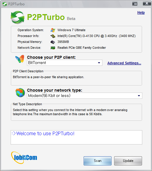 IObit P2PTurbo<a href=https://www.officeba.com.cn/tag/lvseban/ target=_blank class=infotextkey>绿色版</a>(P2P加速工具)