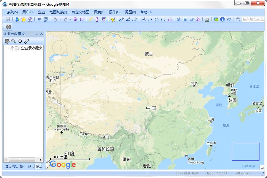 奥维互动地图浏览器绿色中文版