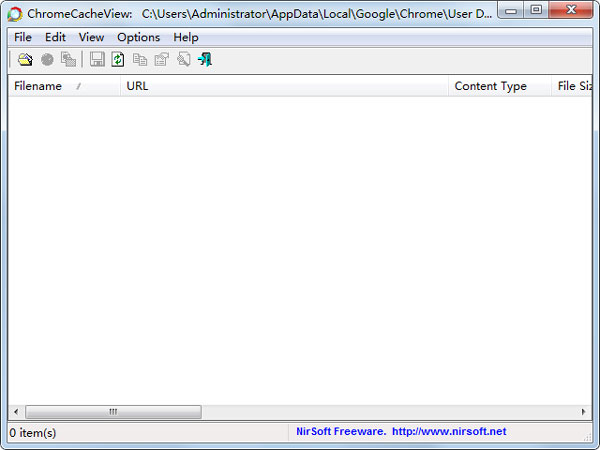 ChromeCacheView英文绿色版(查看缓存软件)