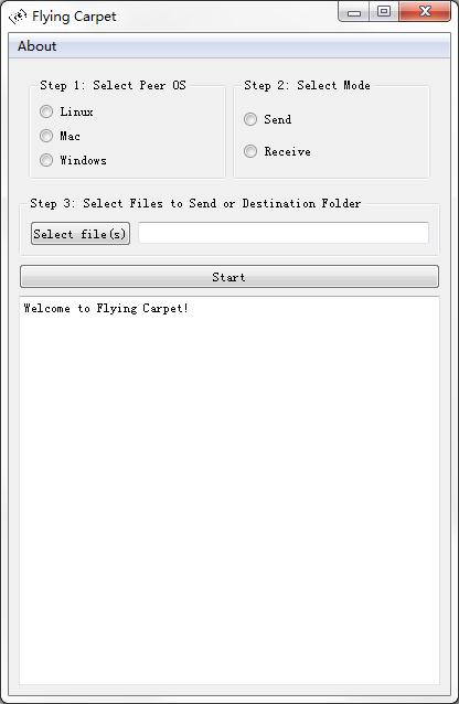 Flying Carpet<a href=https://www.officeba.com.cn/tag/lvseban/ target=_blank class=infotextkey>绿色版</a>(加密文件传输工具)