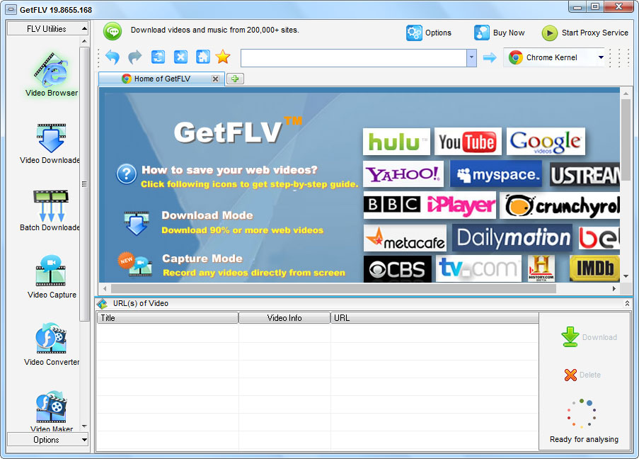 GetFLV多国语言安装版(视频管理)