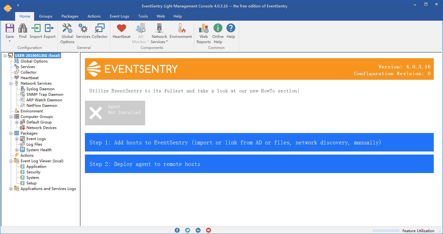 EventSentry Light英文安装版(服务器监控工具)