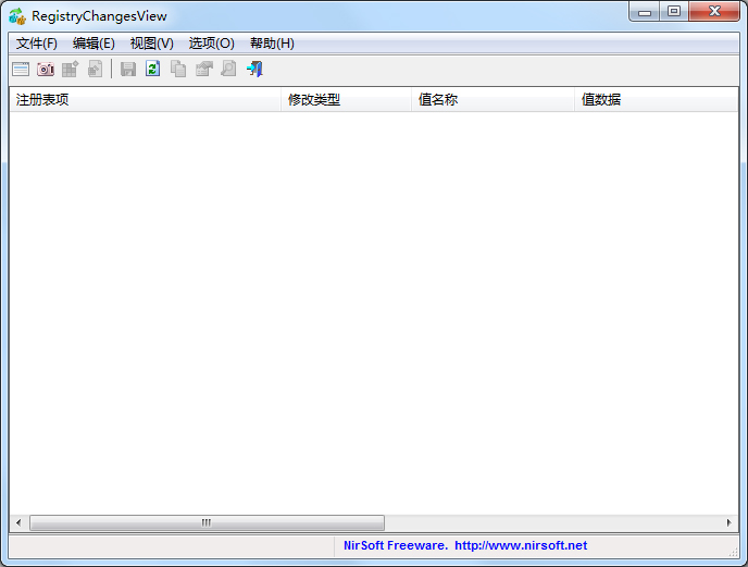 RegistryChangesView绿色版(查看注册表变化)