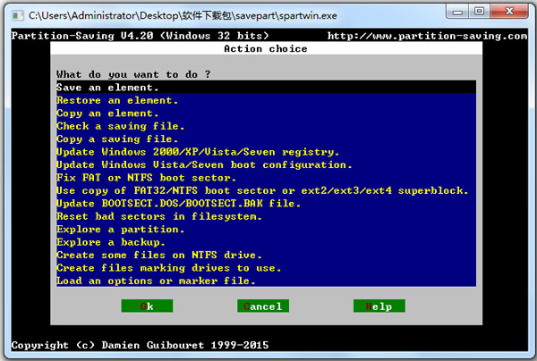 Partition Saving<a href=https://www.officeba.com.cn/tag/lvseban/ target=_blank class=infotextkey>绿色版</a>(分区备份工具)