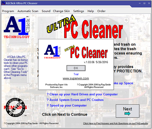 A1Click Ultra PC Cleaner