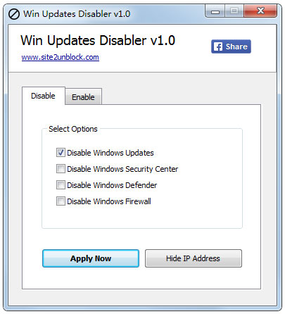 Win Updates Disabler<a href=https://www.officeba.com.cn/tag/lvseban/ target=_blank class=infotextkey>绿色版</a>(Win10更新屏蔽工具)