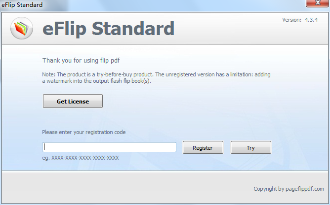 eFlip Standard官方版(翻页书创建工具)