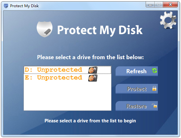 Protect My Disk英文<a href=https://www.officeba.com.cn/tag/lvseban/ target=_blank class=infotextkey>绿色版</a>(U盘保护工具)