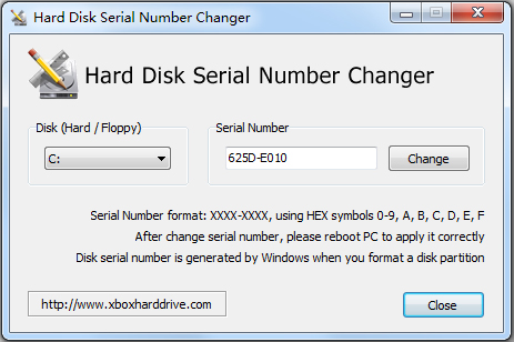 硬盘序列号修改器英文绿色版(Hard Disk Serial Number Changer)