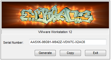 Vmware Workstation 12注册机绿色英文版（VMware12.Keymaker）