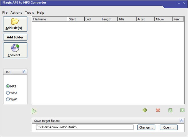 Magic APE to MP3 Converter官方版(APE转MP3转换器)