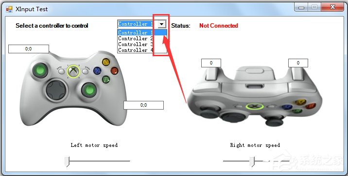 XinputTest<a href=https://www.officeba.com.cn/tag/lvseban/ target=_blank class=infotextkey>绿色版</a>(完美模拟360手柄)