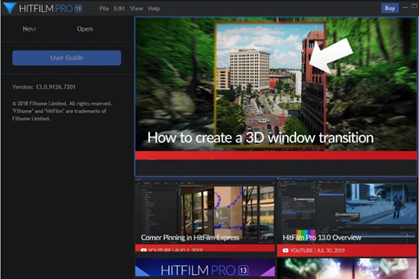FXHome Hitfilm Pro 13免费版(后期特效合成编辑软件)
