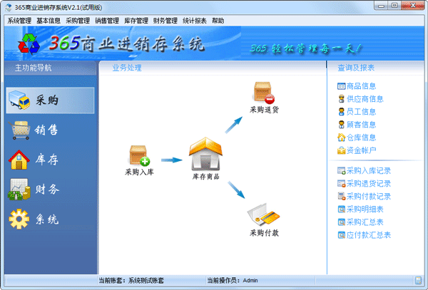 365商业进销存系统试用版