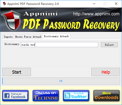Appnimi PDF Password Recovery官方版(PDF密码恢复工具)