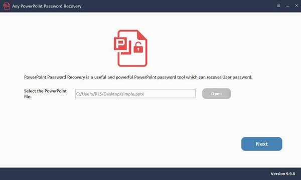 Any PowerPoint Password Recovery官方版(密码恢复工具)
