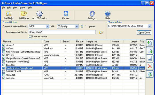 Direct Audio Converter & CD Ripper官方版