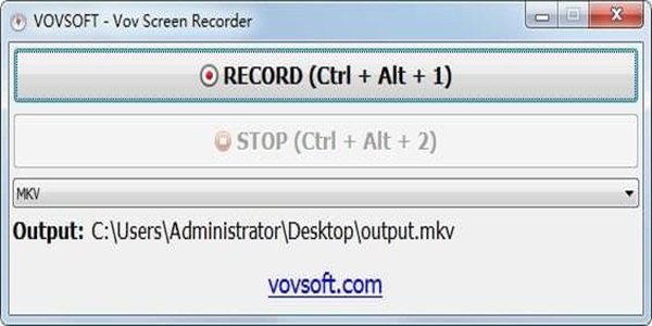 Vov Screen Recorder官方版(免费录屏软件)