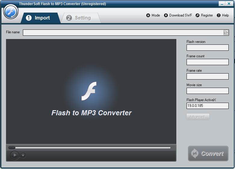 ThunderSoft Flash to MP3 Converter英文安装版
