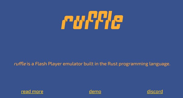 Ruffle官方版(Flash模拟器)