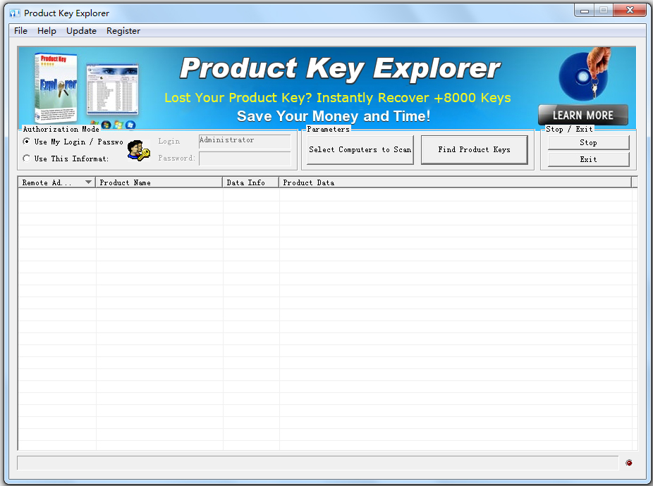Product Key Explorer英文安装版(程序密钥显示工具)