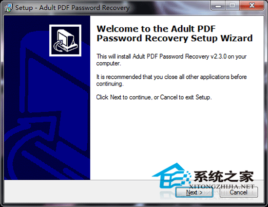 Adult PDF Password Recovery Remover 2.3.0 特别版