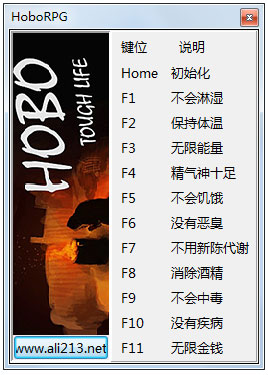 流浪汉艰难的生活十一项修改器绿色版