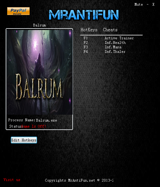 Balrum三项修改器绿色版